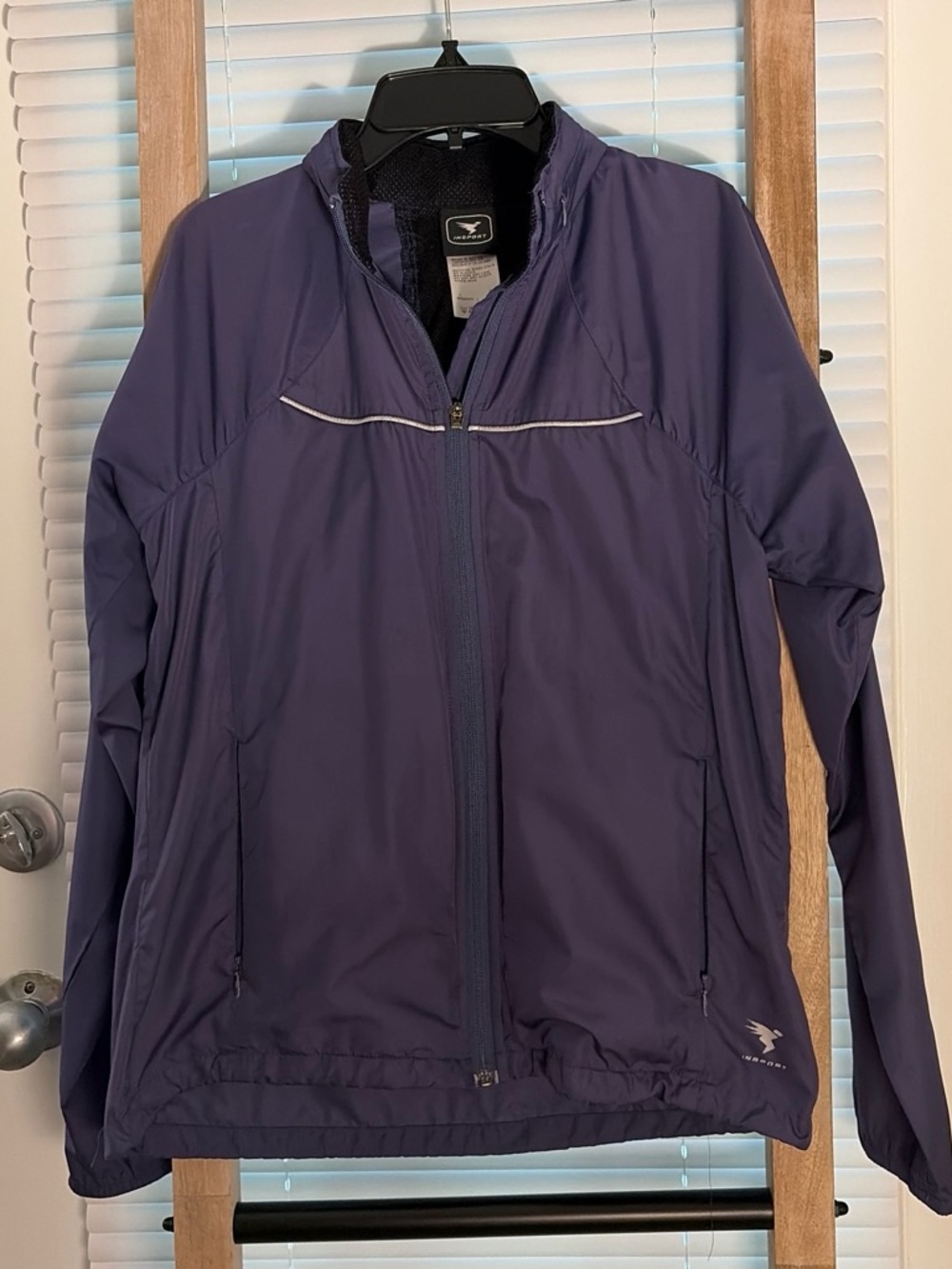 sparrow Purple Packable Windbreaker Jacket